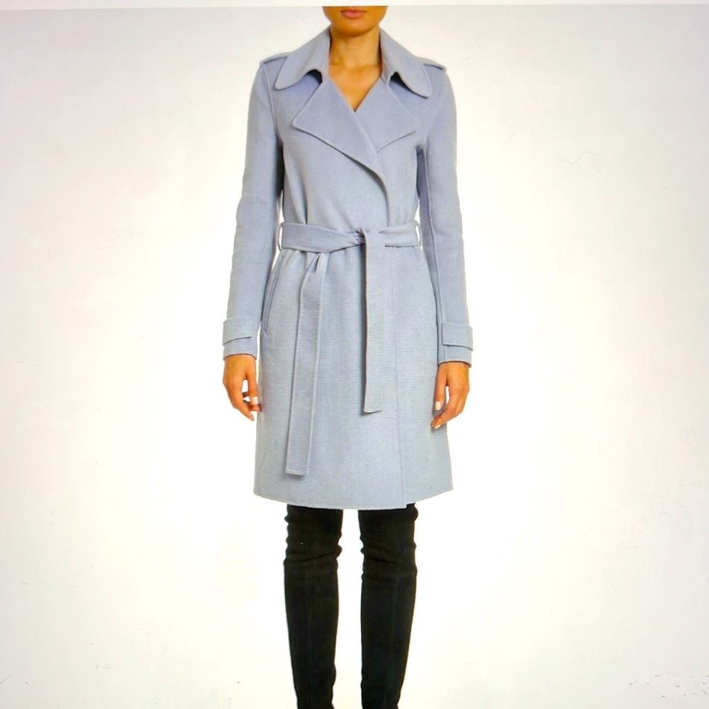 BADGLEY MISCHKA Alexis Long Wrap Coat
